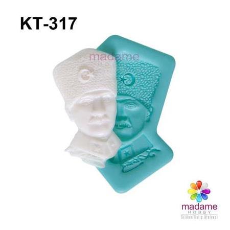 Kalpaklı Atatürk Silikon Kalıbı KT-317