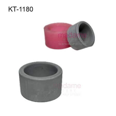 Düz Mumluk Silikon Kalıbı KT-1180