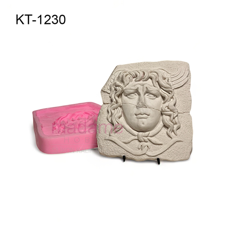 Medusa Rölyef Silikon Kalıbı KT-1230