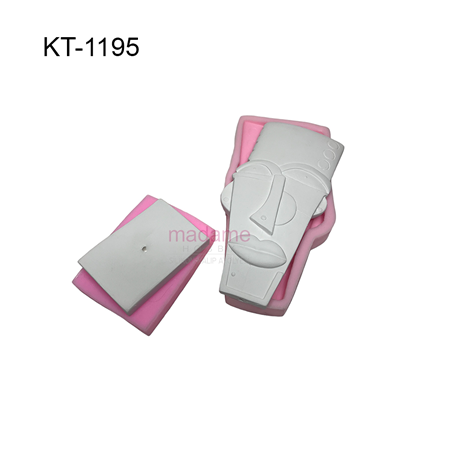 Soyut Yüz Silikon Kalıbı KT-1195