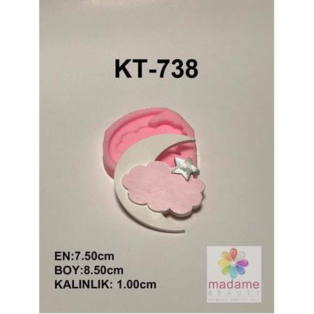Ay-Bulut-Yıldız Silikon Kalıbı KT-738