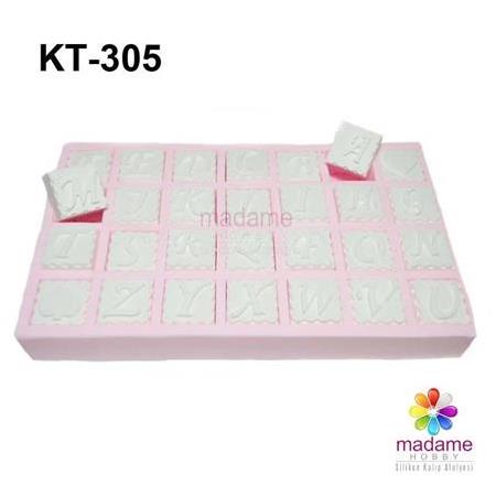 Küp Harfler Silikon Kalıbı KT-305