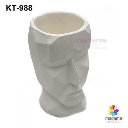 Prizma Adam Saksı Silikon Kalıbı KT-988